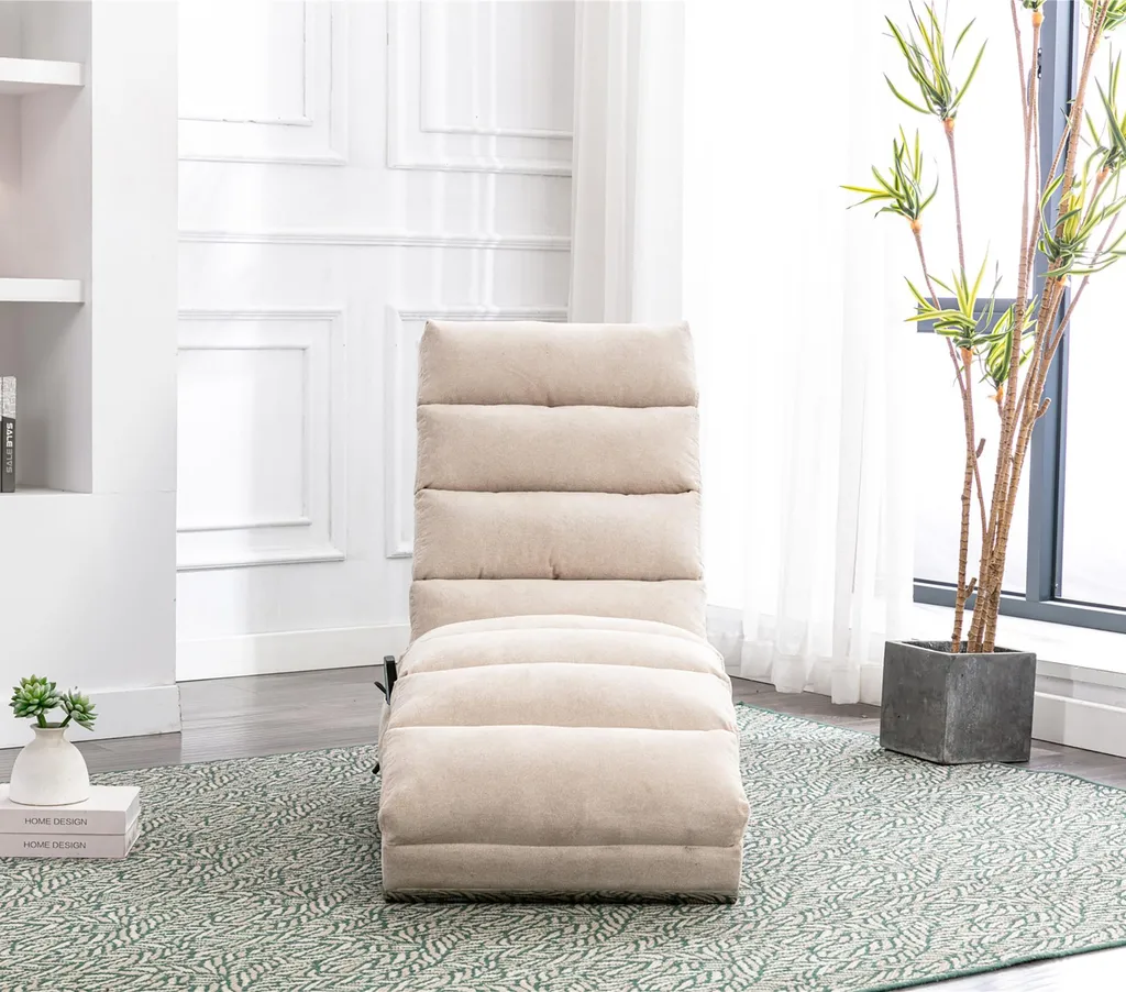 Fauteuil Massant Électrique 5 Modes avec Poche Télécommande en Lin - 2