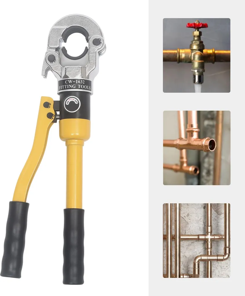 Sertisseuse hydraulique manuelle 8T pour cosses et câbles électriques