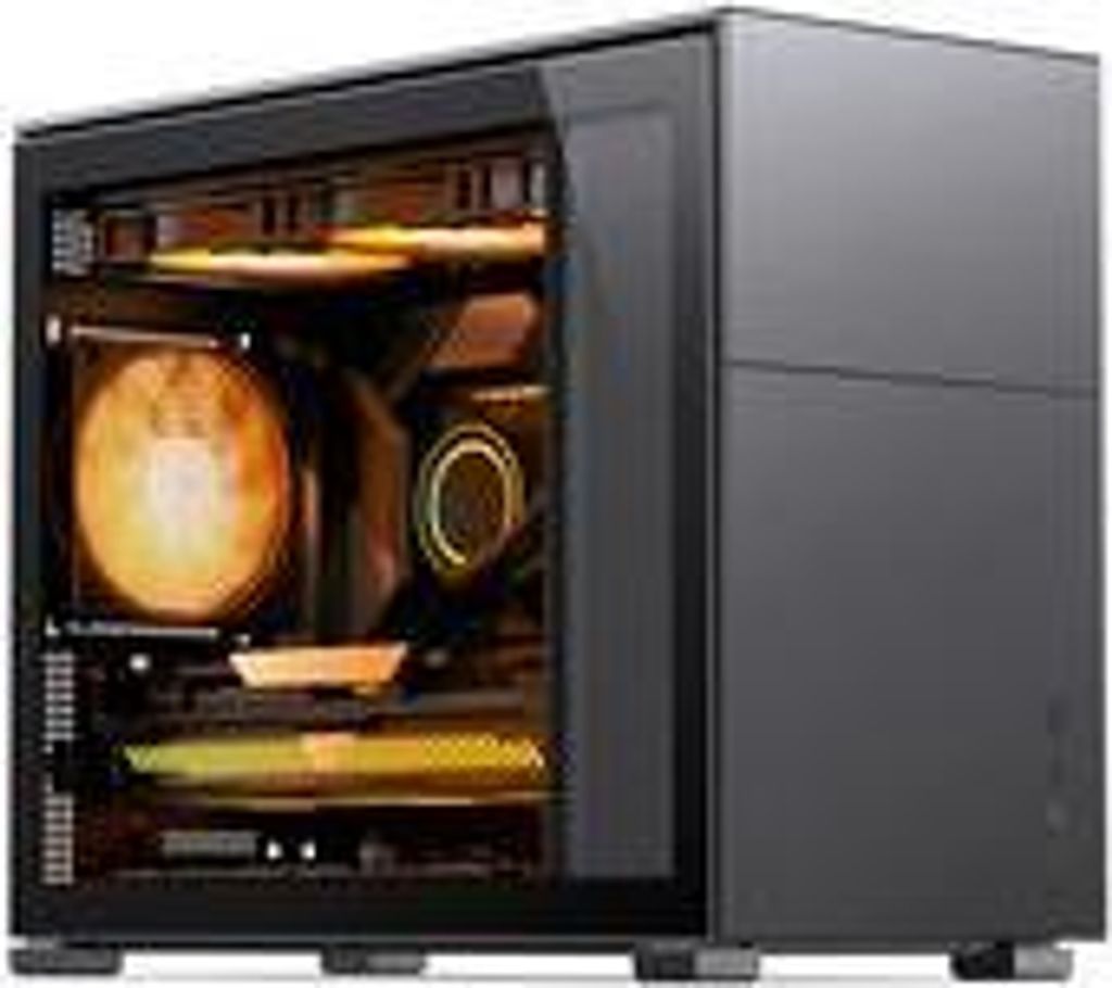 Jonsbo D31 STD - Midi Tower - PC - Schwarz - DTX - ITX - micro ATX - Stahl - Gaming