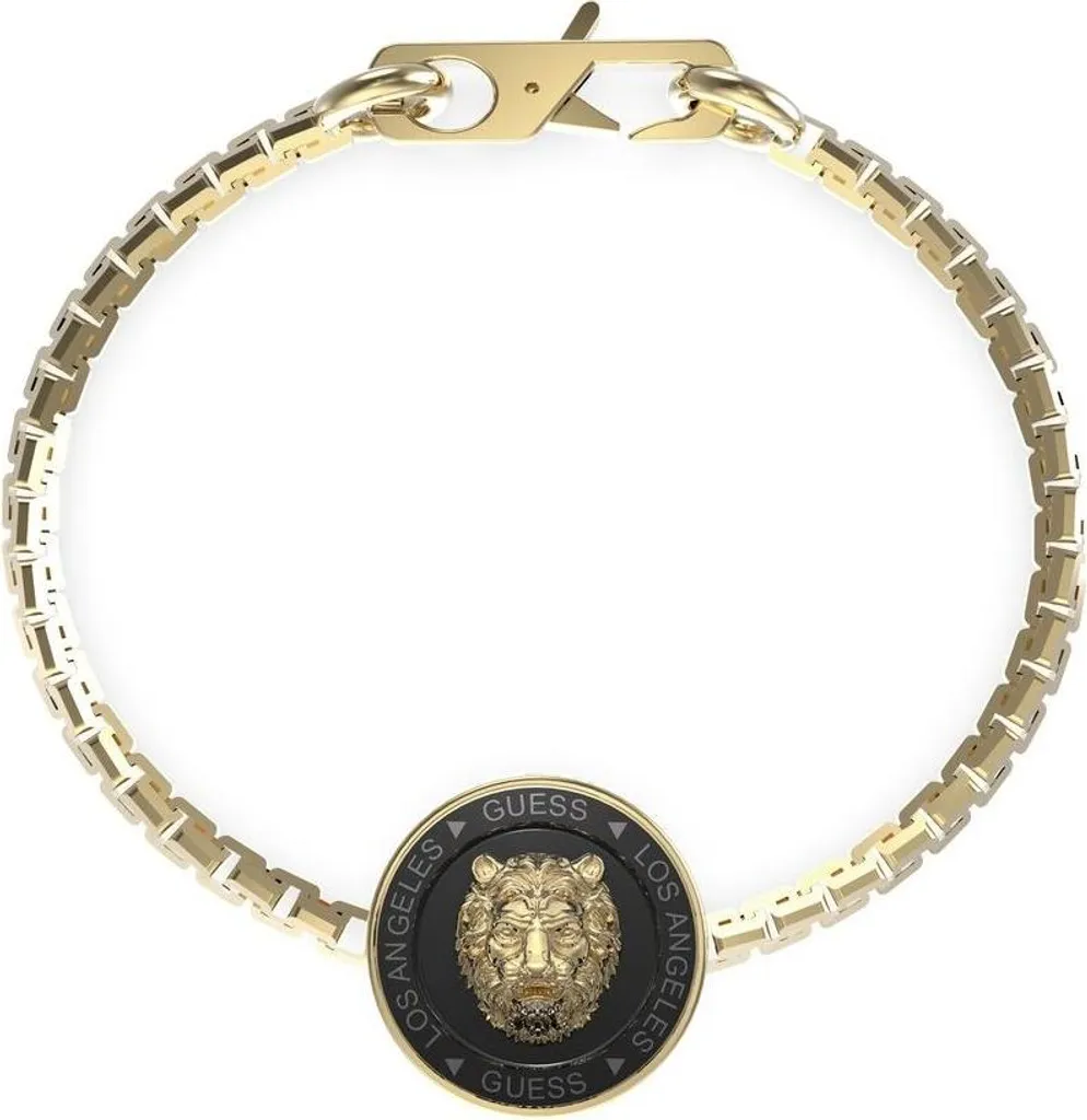 Bracelet Femme Guess Chic pour Soirée et Mariage, Finition Dorée et Cristaux