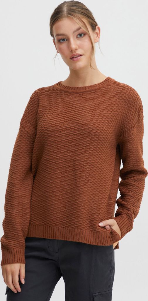 OXMO OXMilla - 21800084ME Damen Strickpullover Feinstrick Pullover