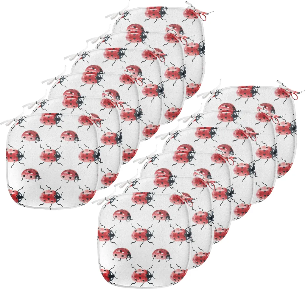 Set de 12 Coussins pour Chaises de Cuisine et Salle à Manger 40x40