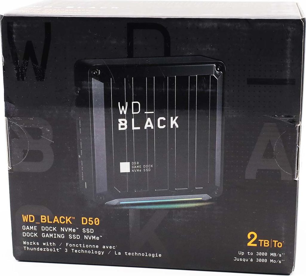 Western Digital D50 Enceinte ssd Noir