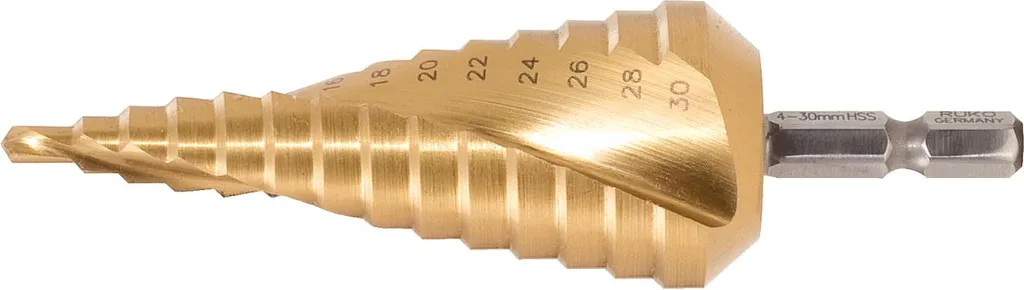 KS Tools 330.2352 Punta Trapano a Gradini HSS-TiN 10 Passi 4-22mm