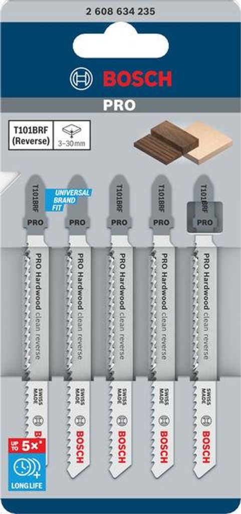 PRO Hardwood clean reverse T101BRF Stichsägeblatt, 100 mm, Produktbild 