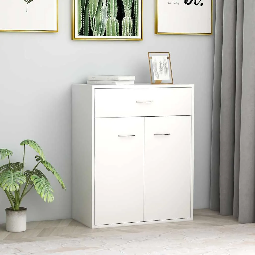vidaXL Credenza 60x30x75 cm Bianca | Specifiche Legno Multistrato