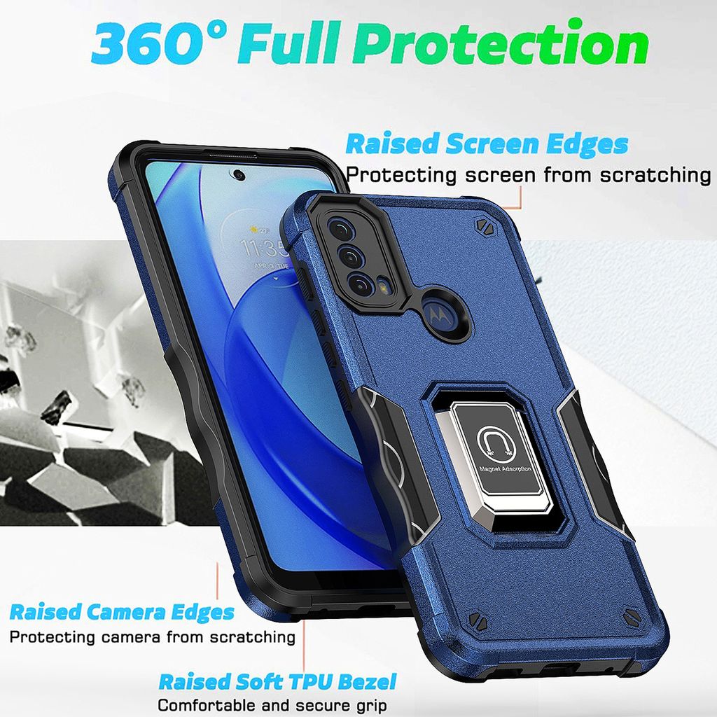 Handyhülle Mit Ring & Ständer Für Motorola M Produktbild-Vorschau 3