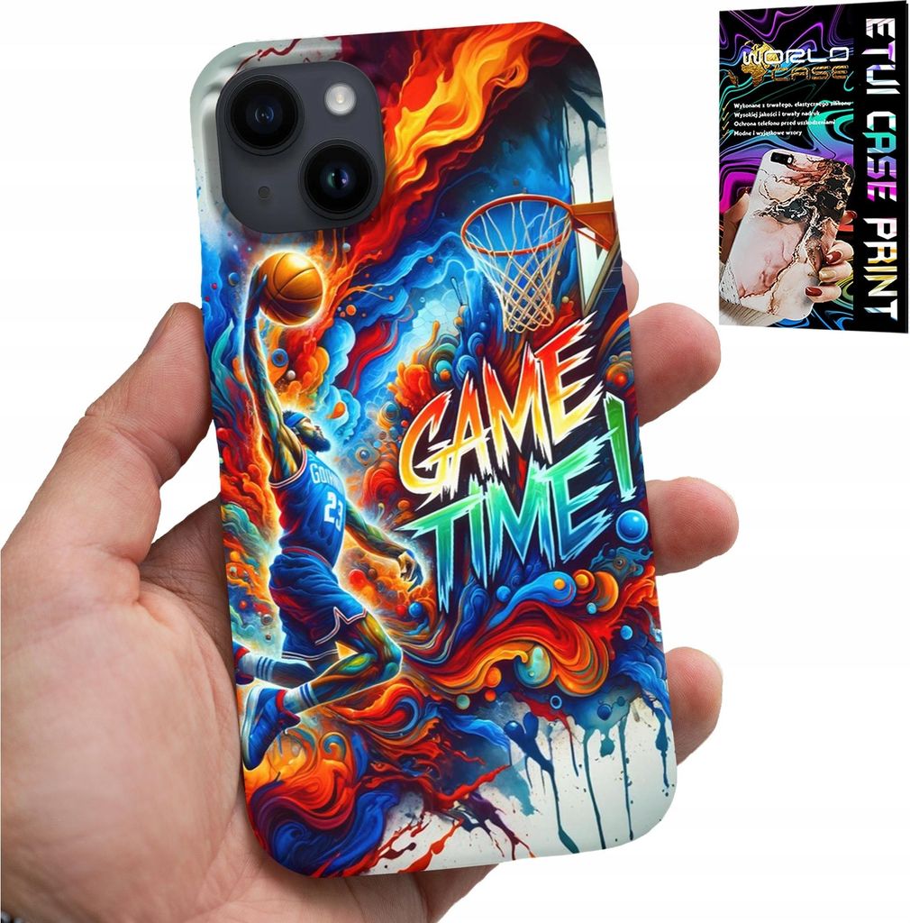 Fall Für Iphone 15 Plus - Basketball Nba Spielzeit, Fall + Glas