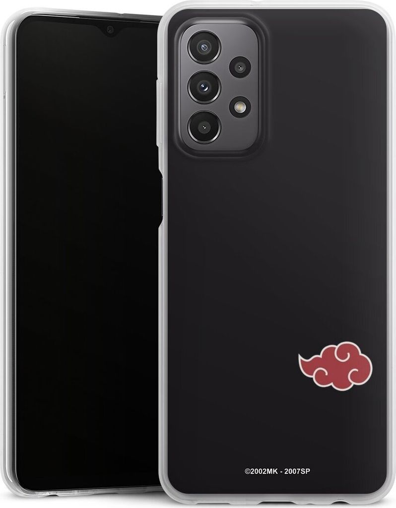 DeinDesign Slim Hülle für Samsung Galaxy A23 5G Silikon Case Ultra Dünn Handyhülle Naruto Shippuden Offizielles Lizenzprodukt Akatsuki