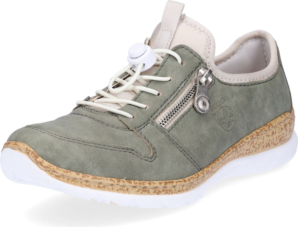 Rieker scarpe da ginnastica slip-on da donna verde salvia Immagine del prodotto 