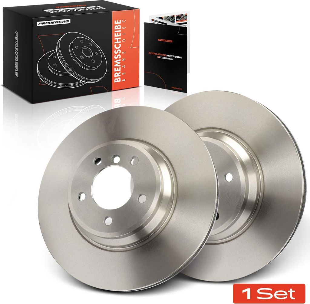 Frankberg 2x Bremsscheiben Vorderachse für BMW 3er Cabriolet Coupe E90 E93 E92 E91 E84 2005-2013