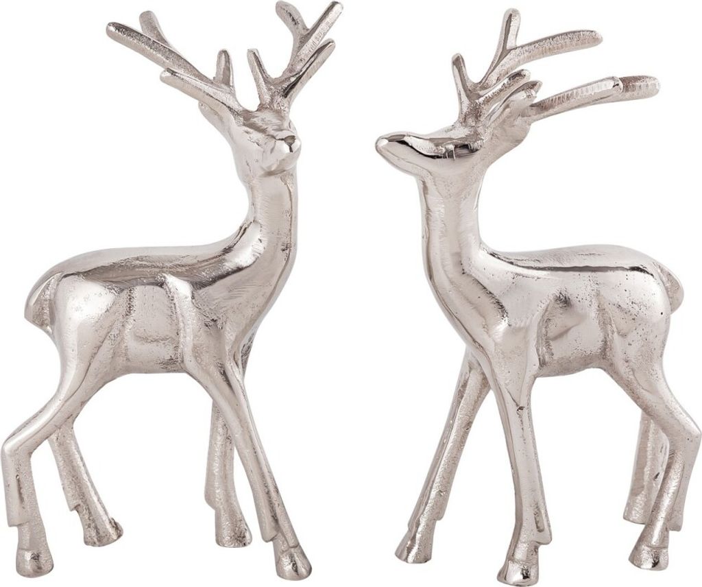 Soma Deko Figur 2er Set Hirsch Tischdekoration Tierfigur Produktbild 