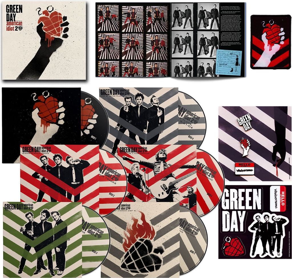 Warner Music Green Day – American Idiot 20, Rock, CD/Blu-ray, Green Day, Physische Medien, Erwachsene, 5 Disks