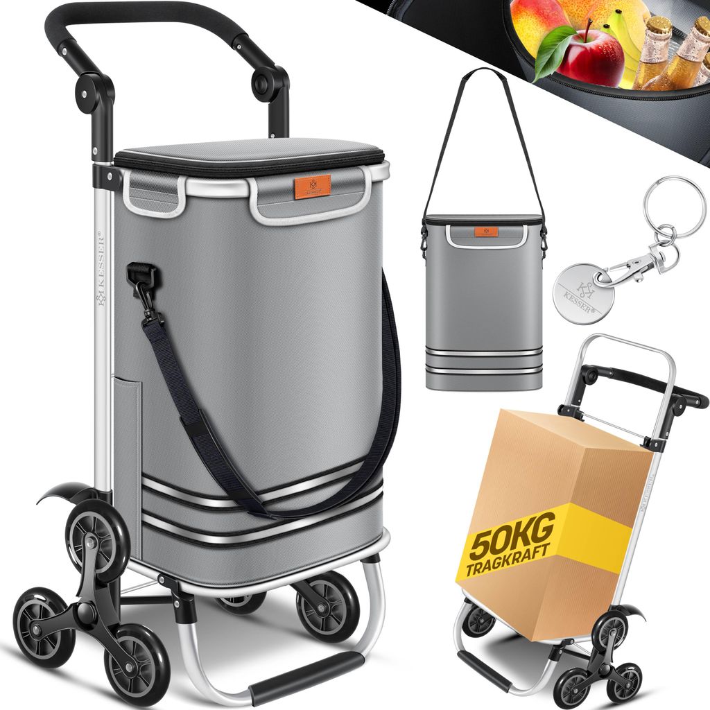 Carrello per la spesa KESSER® con scomparto refrigerante, Immagine del prodotto 