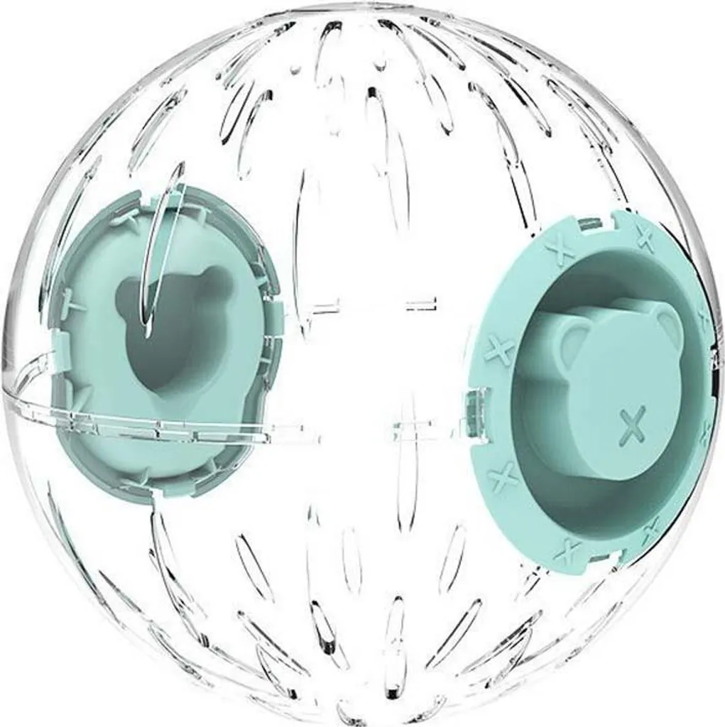 INF Palla da corsa per criceti: PET+PP, 2 dimensioni, ideale per criceti e piccoli animali Verde L