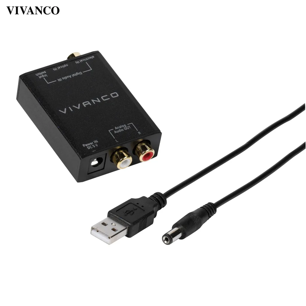 Convertisseur ViVanco : Fixez vos Problèmes de Son Numérique vers Analogique