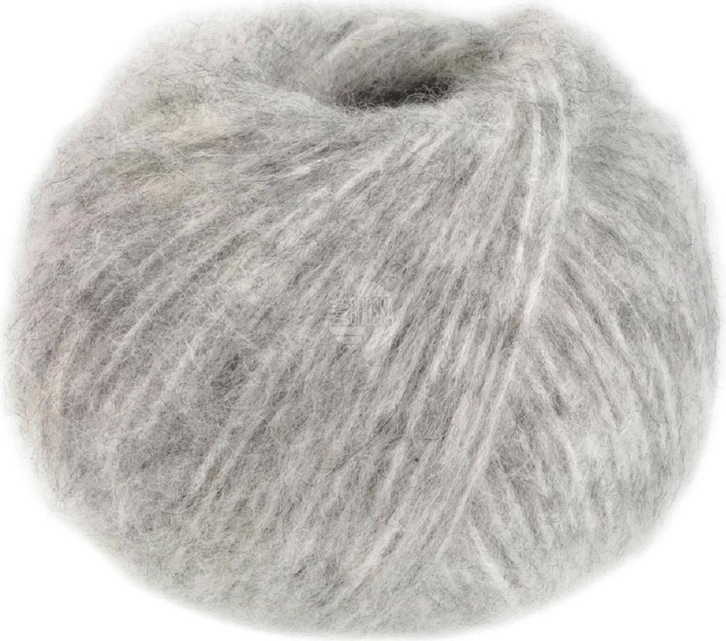 Lana Grossa - Alpaca Air II 0010 hellgrau Produktbild 