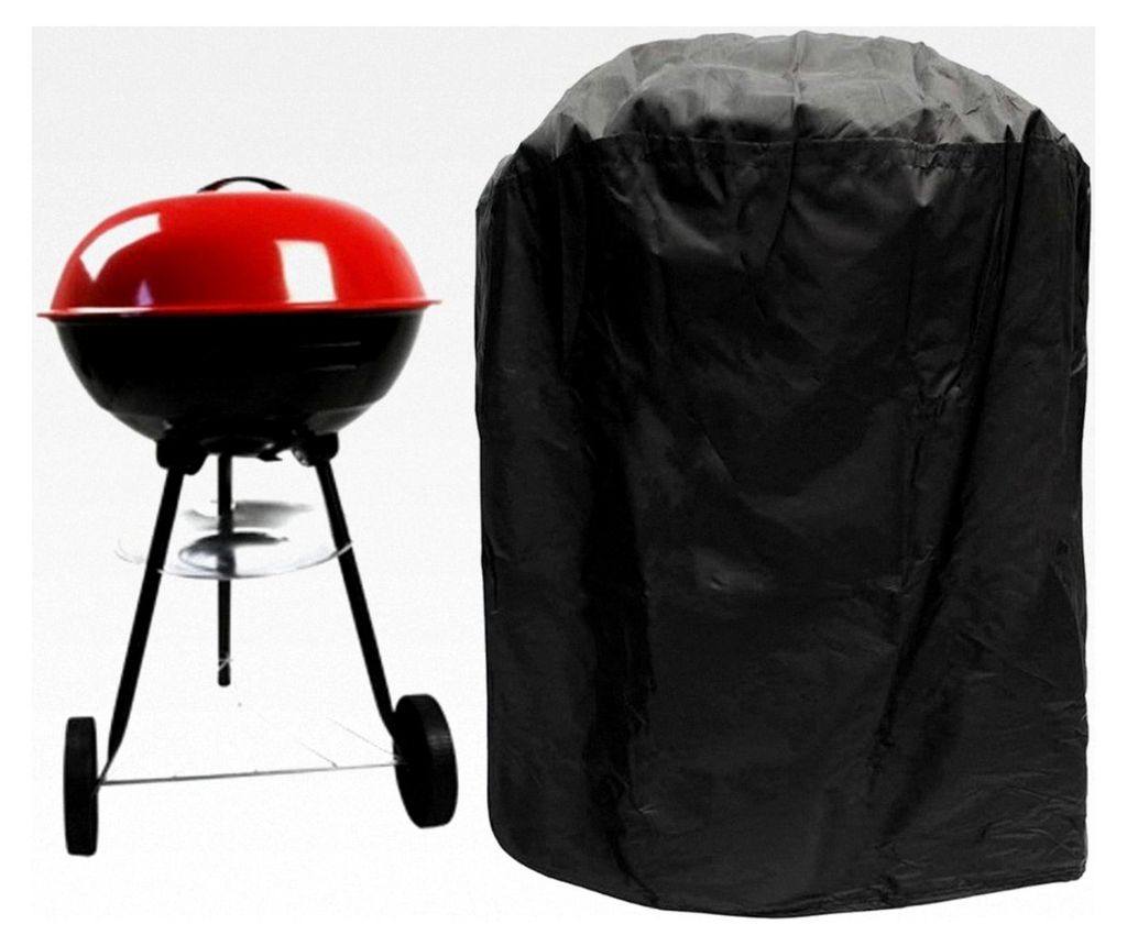 Grillabdeckung für Kugelgrill, wasserdichtes BBQ Cover, Schutz vor Wind und UV-Strahlen, für Gasgrill 80 * 57 cm