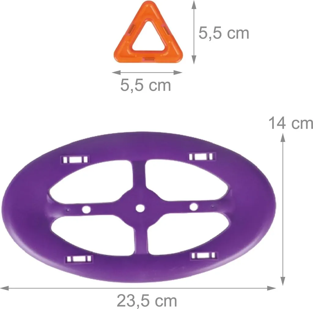 Blocs de construction magnétiques 50 pcs - Activité créative sans écran