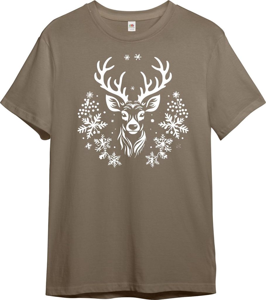 PAULGOS Herren T-Shirt "Weihnachtshirsch"