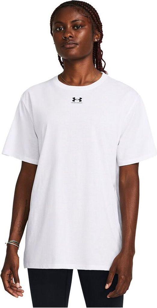 Under Armour Campus Oversize Ss - white, Größe:XL