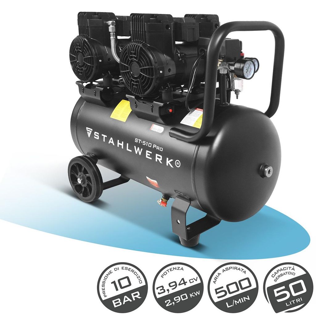 Compressore STAHLWERK con serbatoio da 50 litri (ST-510 Immagine del prodotto 