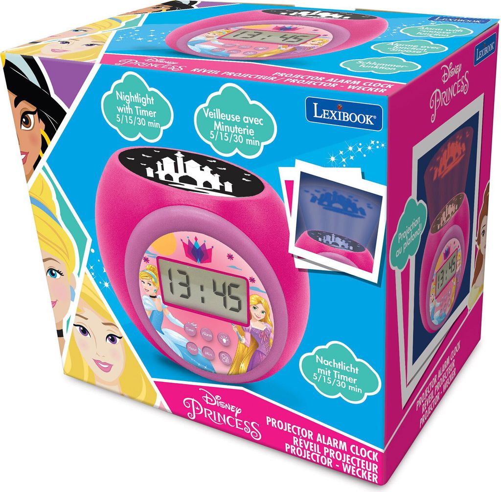 Lexibook Budík s projektorem Disney Princezny Obrázek produktu 