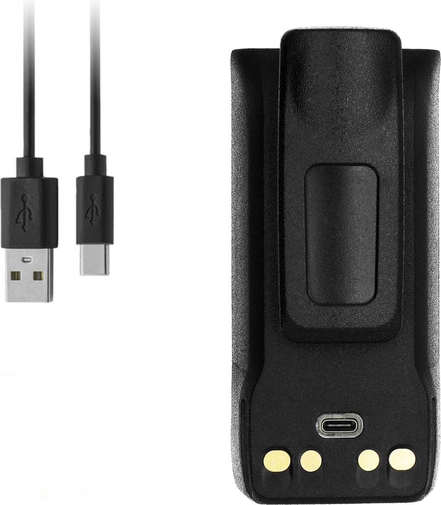 CELLONIC 1x Akku für Funkgerät Kompatibel mit Motorola R7, R7A, PMNN4407 - (5000mAh, 7.4V) + USB Kabel