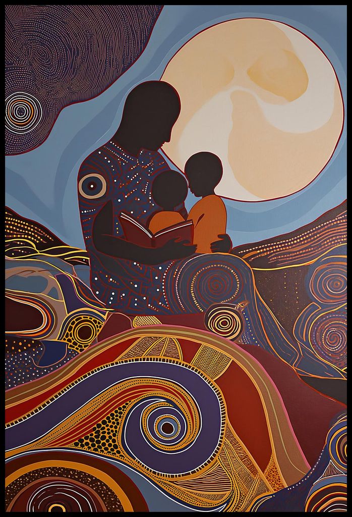 Plakat 67,5x100cm Ahnen Geschichten