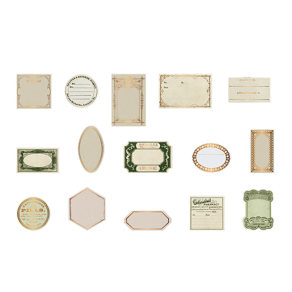 30pcs Cartoon Aufkleber Selbstklebend leicht zu fügen Vintage Style DIY Scrapbooking Notepad Aufkleber Aufkleber Aufkleber Schulleiter-B