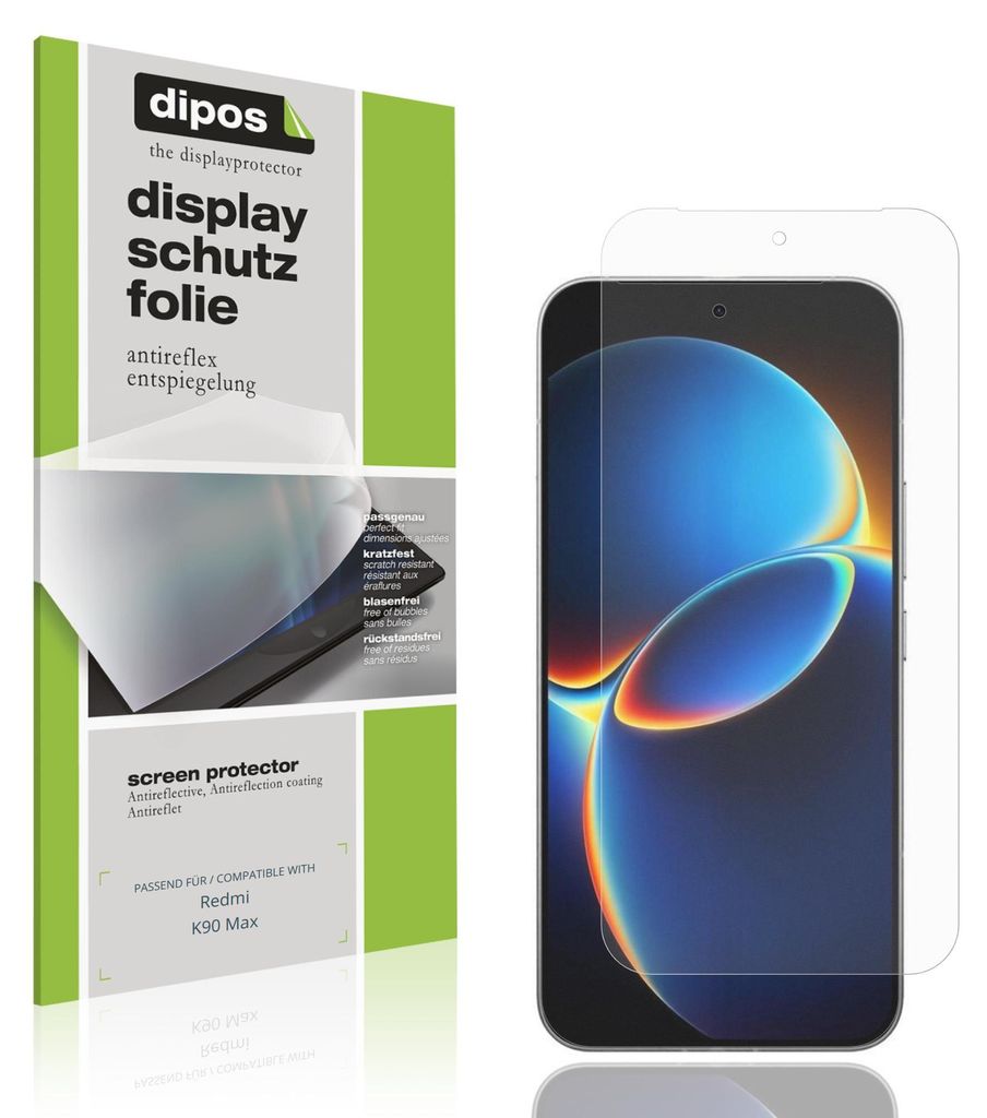 4x Schutzfolie für Redmi K90 Max matt Displayschutzfolie Folie Display Schutz dipos