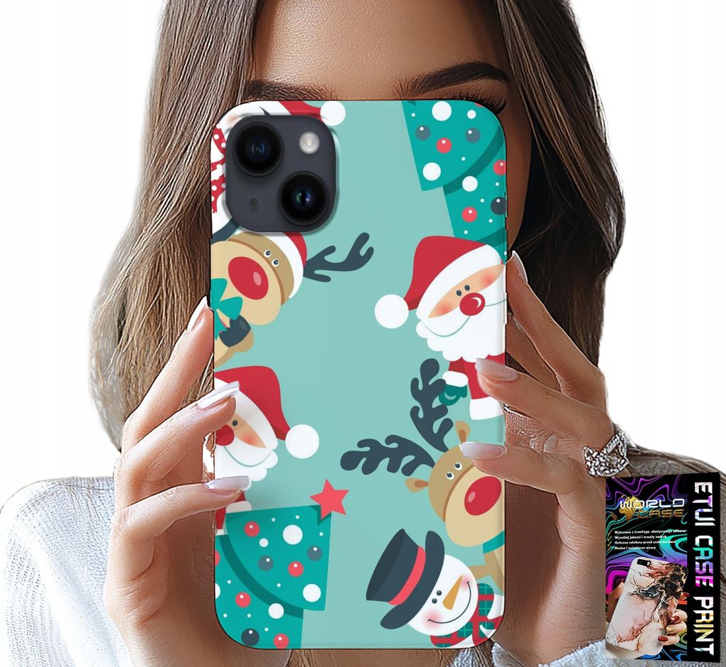 Hülle Für Iphone 14 - Weihnachten Weihnachtsmotive Rentier, Rentier, Schneemann