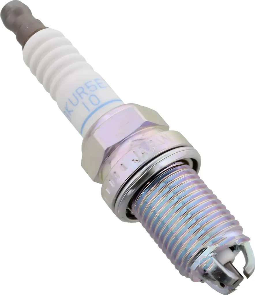 NGK BKUR5ET-10 Set 2 Candele Accensione 7553 3 Elettrodi Massa