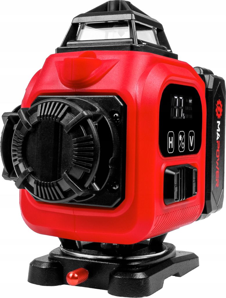 MAPOWER 4D-Laser-Nivelliergerät MPLL01 (Kreuzlinienlaser), 16 Linien, 360°, grüner Laser