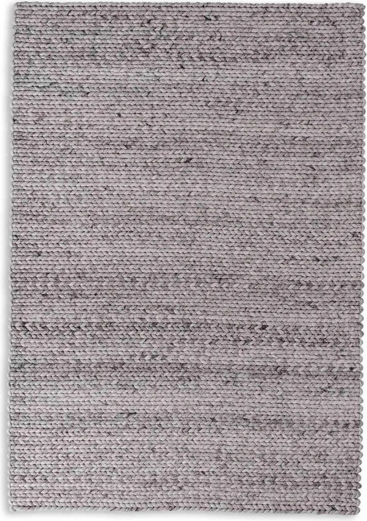 Tapis de salon ENISA Gris 70x140 cm anti-poussière facile entretien