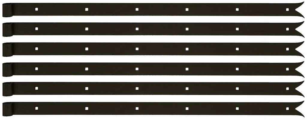 Alberts 6x Ladenband, 800 x 35 mm, schwarz, verschiedene Produktbild 