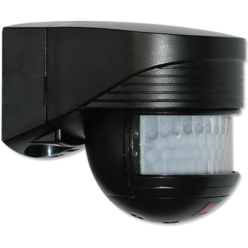 Capteur de mouvement extérieur noir 4m LC-Click-N pour éclairage