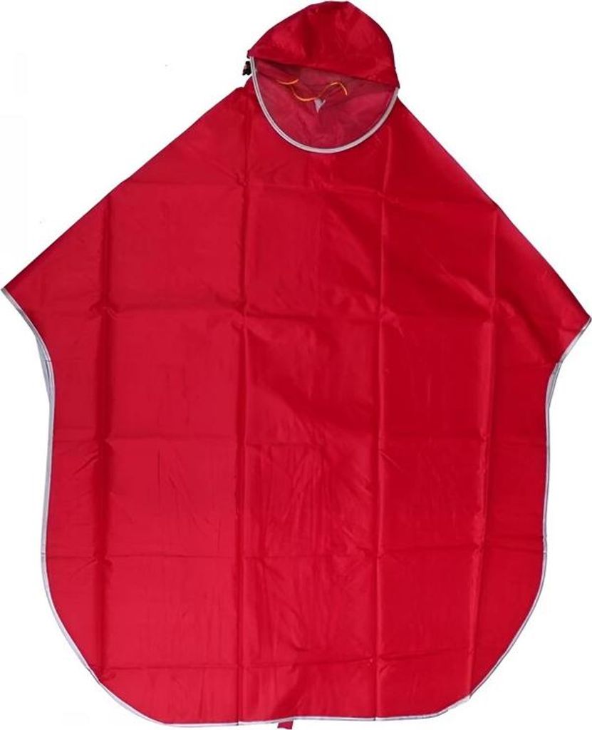 Pronett XJ3312 Friseurumhang 138 x 122 cm, rot