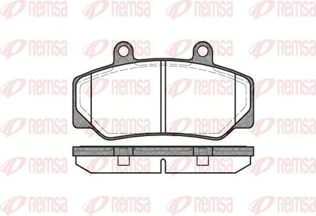 Plaquettes de frein REMSA 0176.20 OE 2711794 pour Volvo 740 940 960
