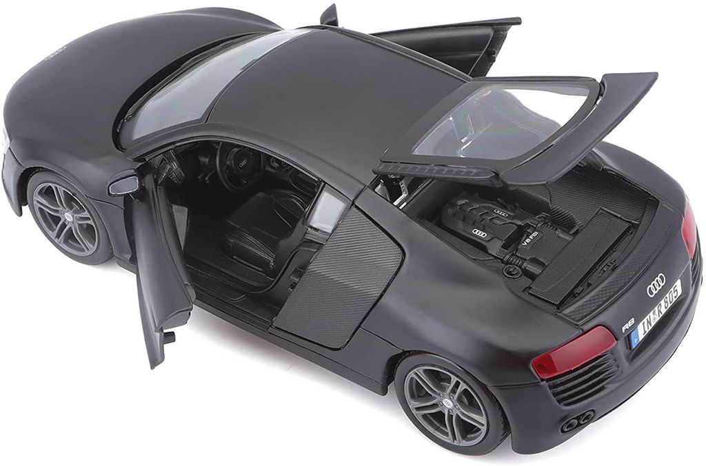 Maisto 31281M - Modellauto - Audi R8 (schwarz, Maßstab Produktbild 5