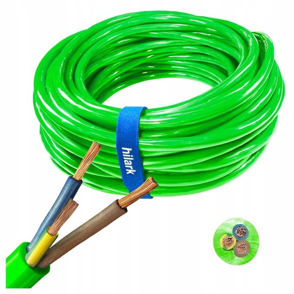 H07BQ-F Kabel 3x2,5mm² 30m grün Produktbild 