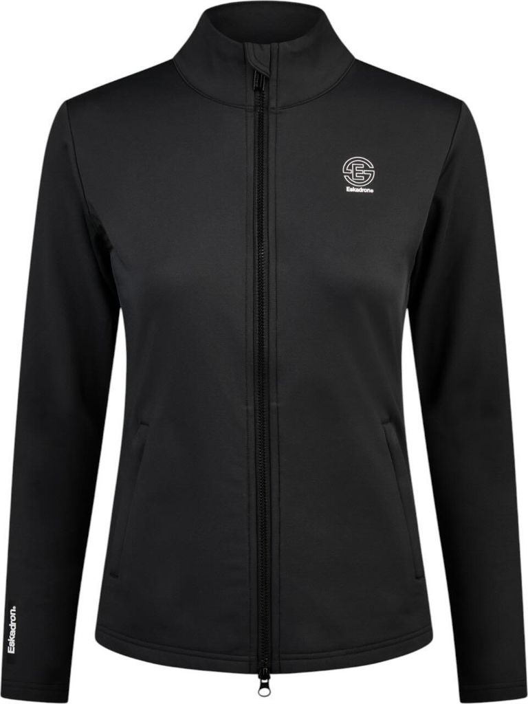 Eskadron Langarmshirt Damen Dynamic 2025 Zip-Shirt Black M