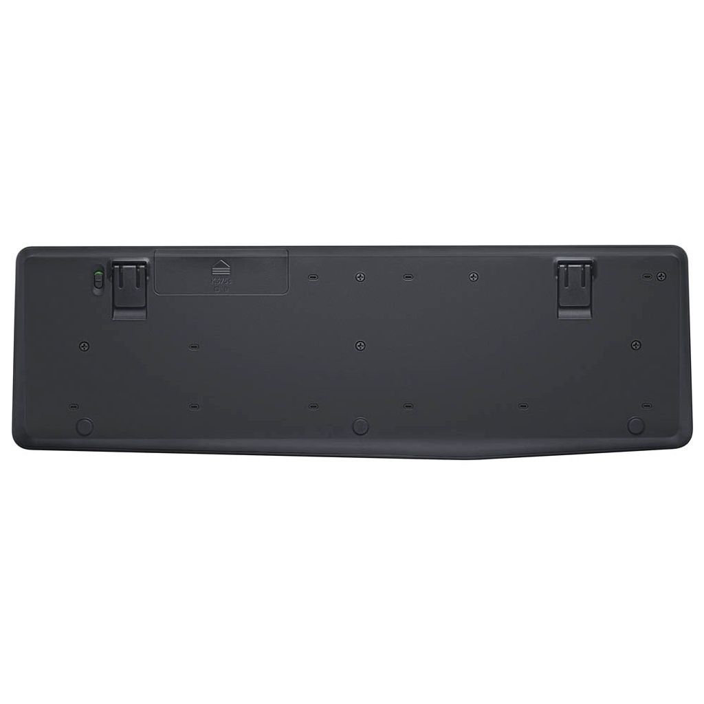 Logitech K375s Tastiera Wireless Multi-Dispositivo, Layout Tedesco QWERTZ, Batteria 24 Mesi, Silenziosa Con Tastierino Numerico, Nero/Bianco
