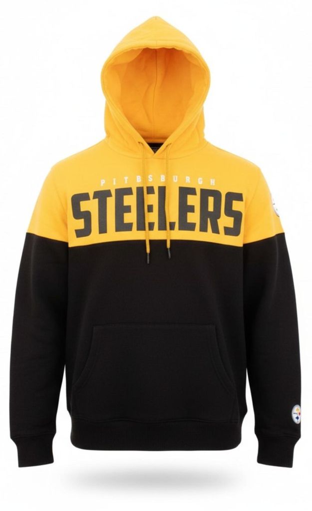 Fanatics Kapuzenpullover NF Football Pittsburgh Steelers Pannelled OTH Größe L