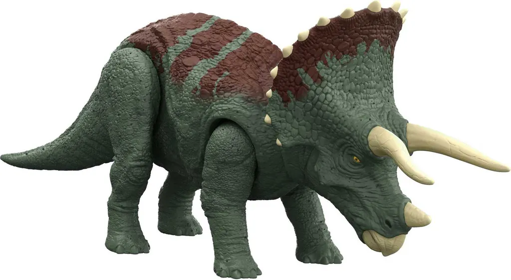 Figurine Triceratops Roar Strikers - Attaque Coup de Tête et Sons Réels