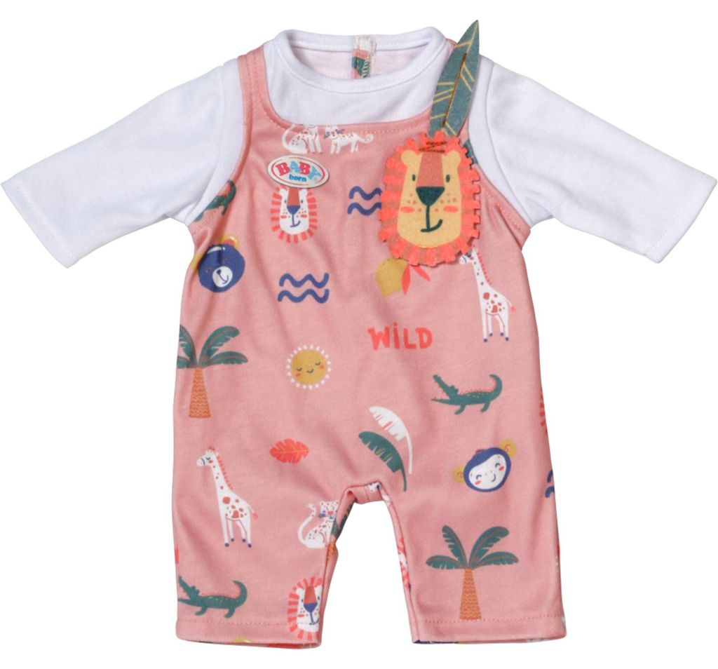 BABY born Romper Jungle 43cm, kombinéza pre bábiku, 3 rok / Obrázok produktu 