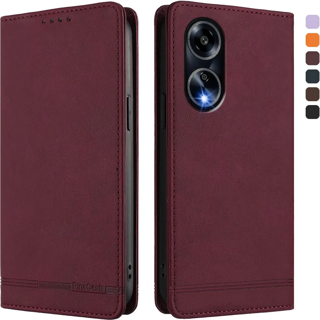 Topme Cover per OPPO A98 5G (6.7 Inches) Custodia Case, Protezione Della Pelle Della Custodia in Silicone Tpu - Ciano chiaro