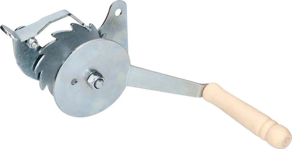 Treuil de levage pour grille de barbecue avec manivelle et poignée