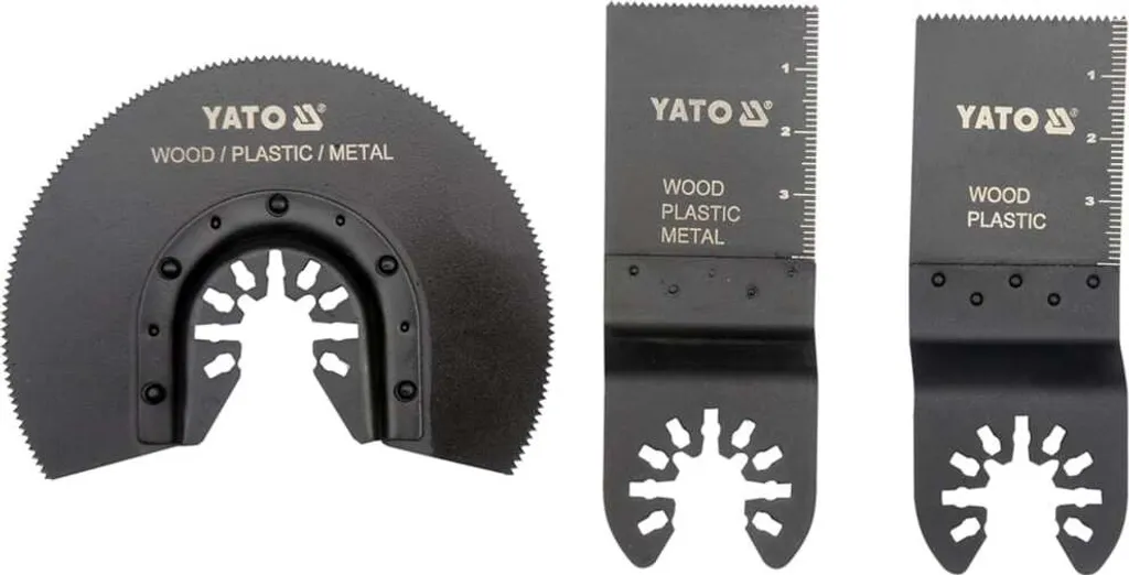 Kit Accessori Multitool Yato YT-34691 - Lame Universali per Legno e Metallo