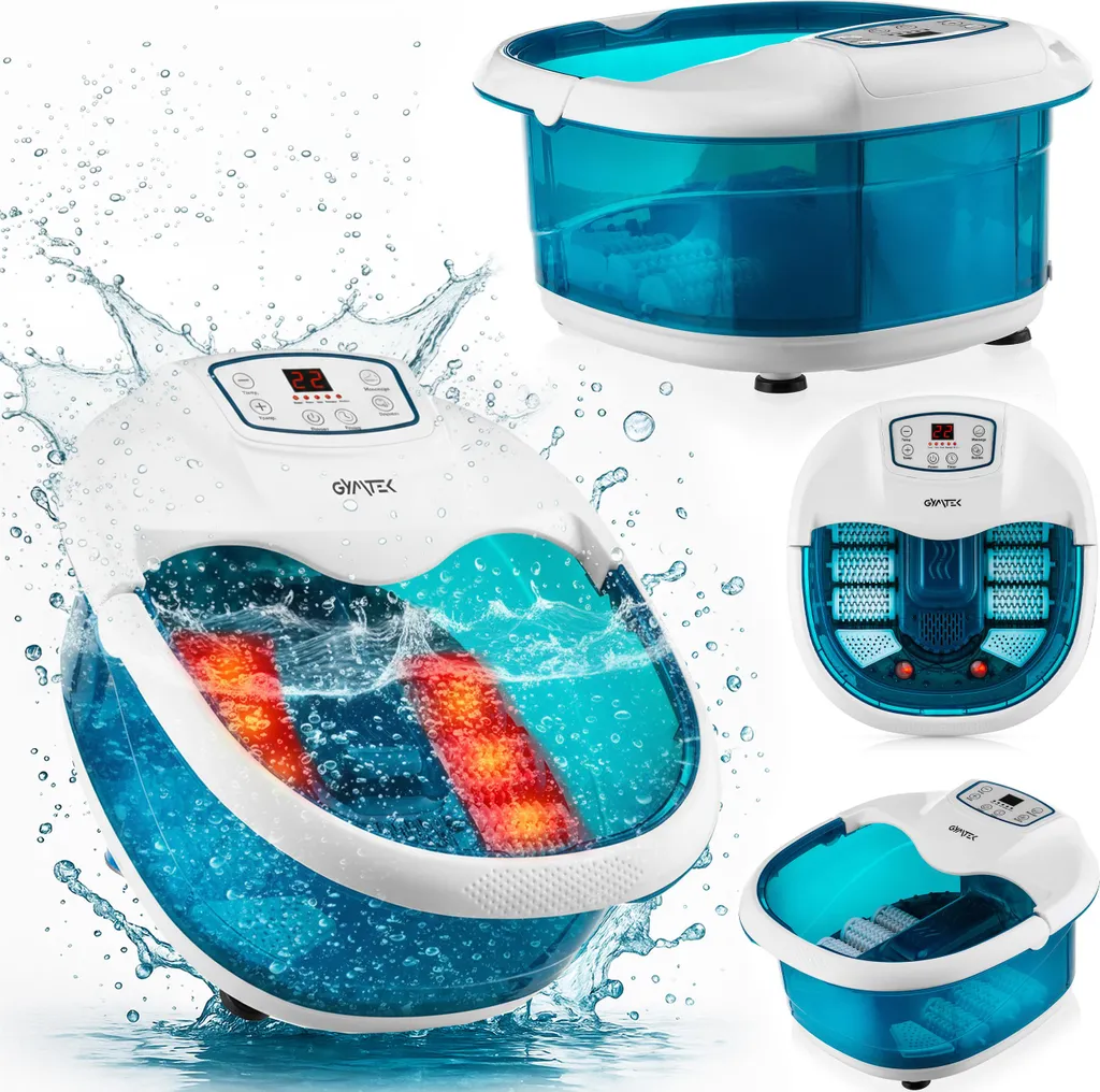 Appareil massage pieds bouillonnant incluant vibrations et chaleur 500W